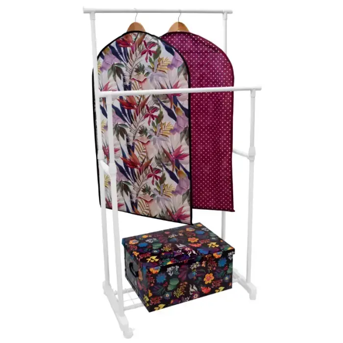Deluxe Double White riidenagi 88x43x98-175 cm