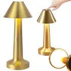 Bedroom table night light touch lamp 3 step wireless — Photo 1