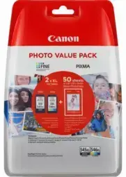 Ink cartridge Canon PG-545XL / CL-546XL Colour Value Pack + Photo Paper 50 sheets