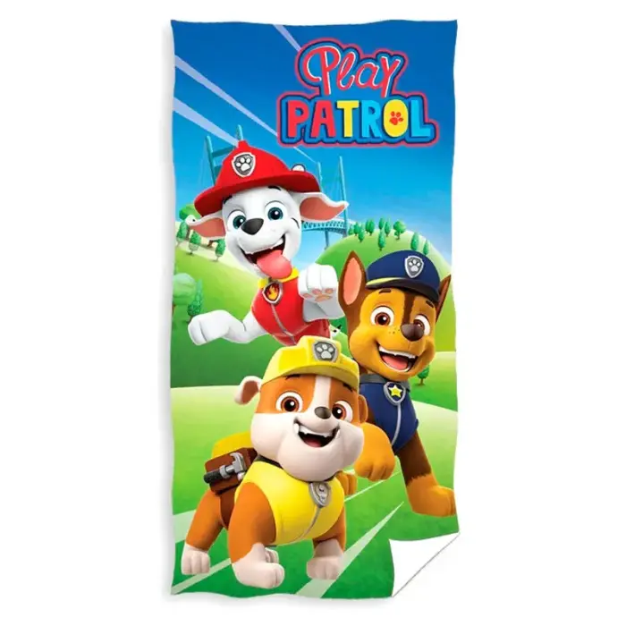 Paw Patrol medvilninis paplūdimio rankšluostis