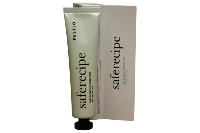 Pestelo Saferecipe sejas un ķermeņa atvēsinošs, mitrinošs dienas krēms SPF 50+, 100 ml