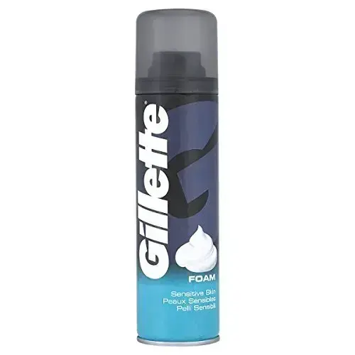 Gillette Classic Sensitive Shave Foam, for Sensitive Skin, 200ml Photo