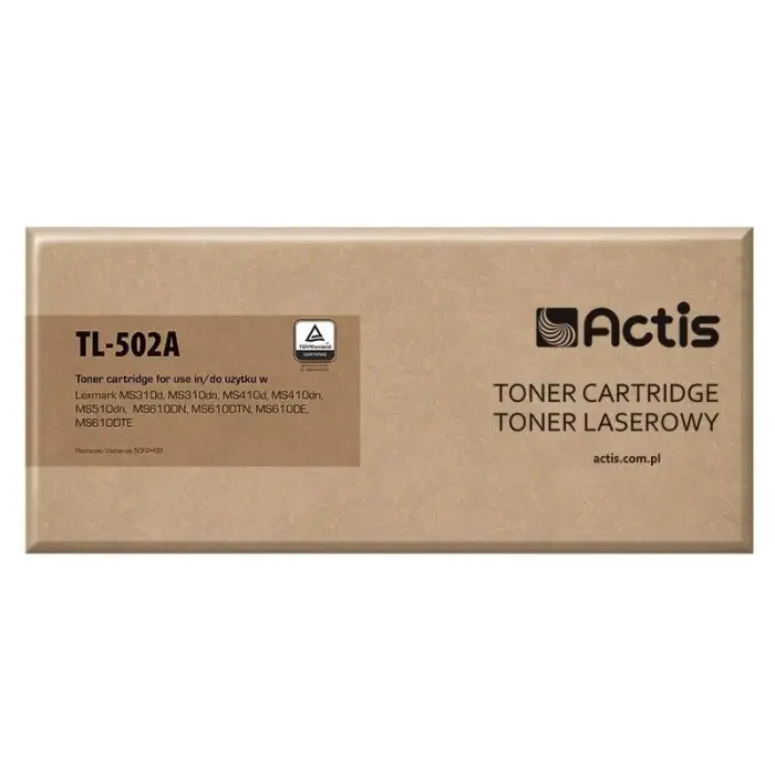 Actis TL-502A Toner (replacement for Lexmark 50F2H00; Standard; 5000 pages; black)