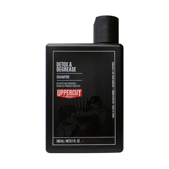Uppercut Deluxe, Detox & Decrease, Шампунь для волос, Детоксифицирующий, 240 ml