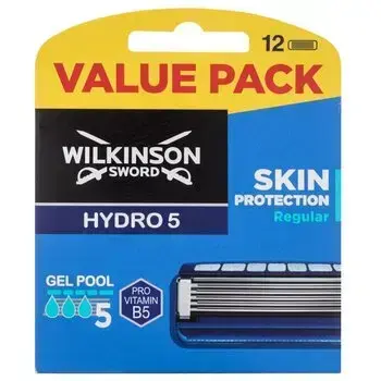 Wilkinson Sword Hydro 5 ( 12 pcs ) - Replacement blades with gel pads