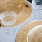 Table placemat Chef, diameter 38 cm, gold, round Photo