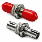 Qoltec Fiber Optic Adapter ST/UPC | Simplex | Multimode — Photo 1