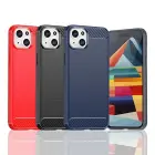 Elastīgs karbona vāks iPhone 15 Plus - Zils — Foto 6