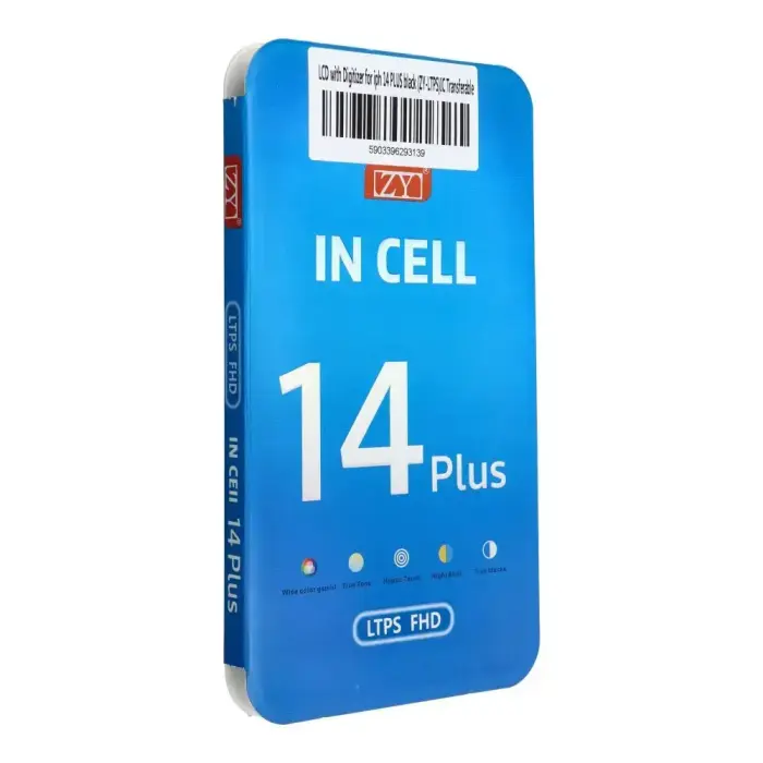 LCD ekrāns iPhone 14 Plus ar digitizer, melns (ZY-LTPS) IC Transferable
