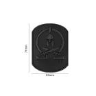 Molon Labe kummist embleem — Foto 4