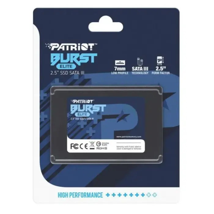 PATRIOT BURST ELITE 480GB SATA 3 2.5 collu cietvielu diskdzinis