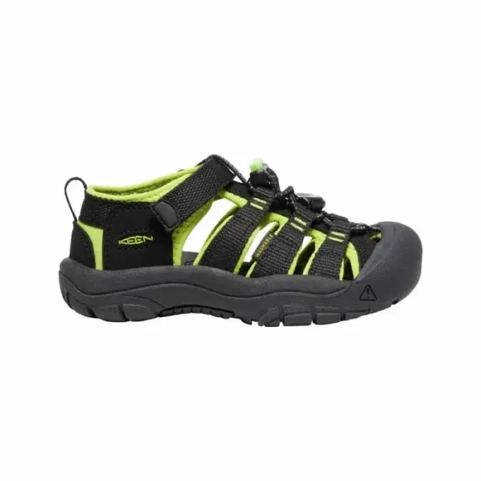 Keen Newport H2 Black/Lime Green vaikiški vasariniai žygio sandalai (1009942) - 25/26