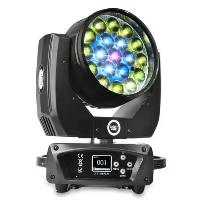 LIGHT4ME ZOOM WASH 19x15W RGBW LED moving head