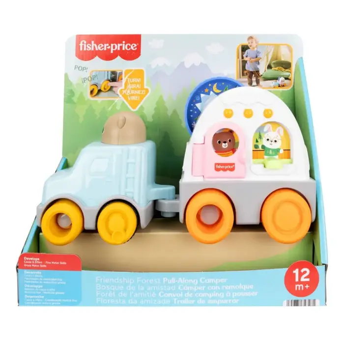 Fisher-Price Friendship Forest nööriga tõmmatav matkaauto