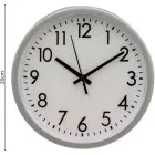 PP WALL CLOCK 20CM SILVER — Photo 3