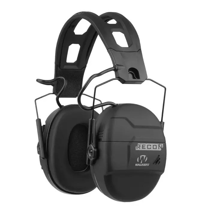 Walker's Recon aktiivsed kuulmiskaitseklapid – NRR 26 dB – mustad