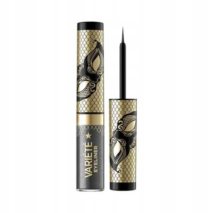 Eveline Cosmetics, Variete, Sparkling, Skystas akių apvadas, 04, Silver Dust, 4 ml