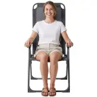 Folding Graphite Camping Chair with Armrests REDCLIFFS — Foto 4