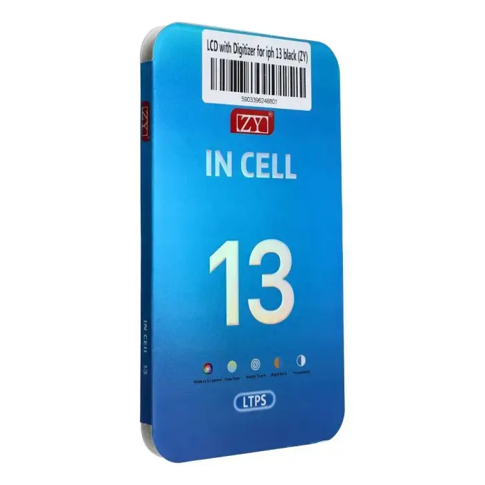 LCD ekrāns iPhone 13 ar skārienjutīgu stiklu, melns (ZY-LTPS) IC Transferable