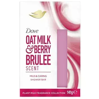Dove Shower Bar Oat Milk ( Ovesné mléko a Berry Bruleé ) - Krémová tableta 141.0g