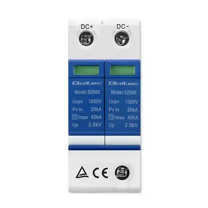 Qoltec DC surge protector arrester| 2P | 1000V | T2 | C Foto 10