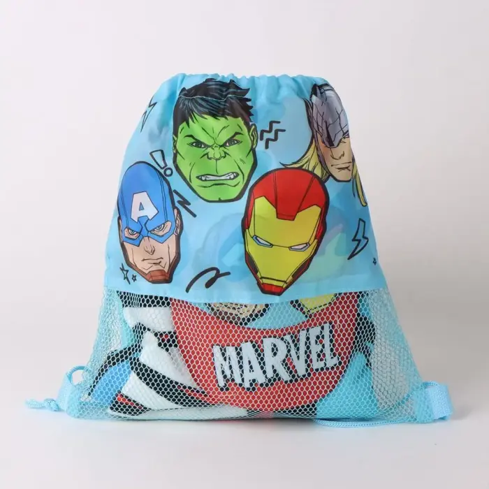 Marvel Avengers towel + bag + cap set
