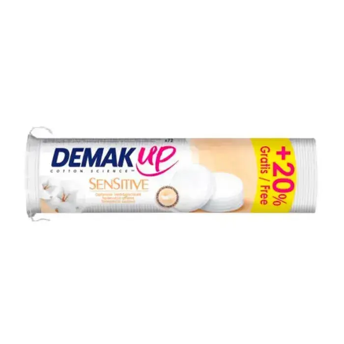 Demak Up Sensitive meigieemalduskettad, 72 tk.