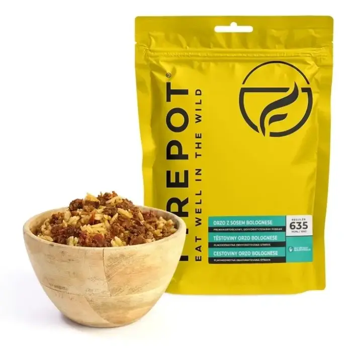 Dehydrated Meal Firepot Orzo with Bolognese Sauce - 635 kcal