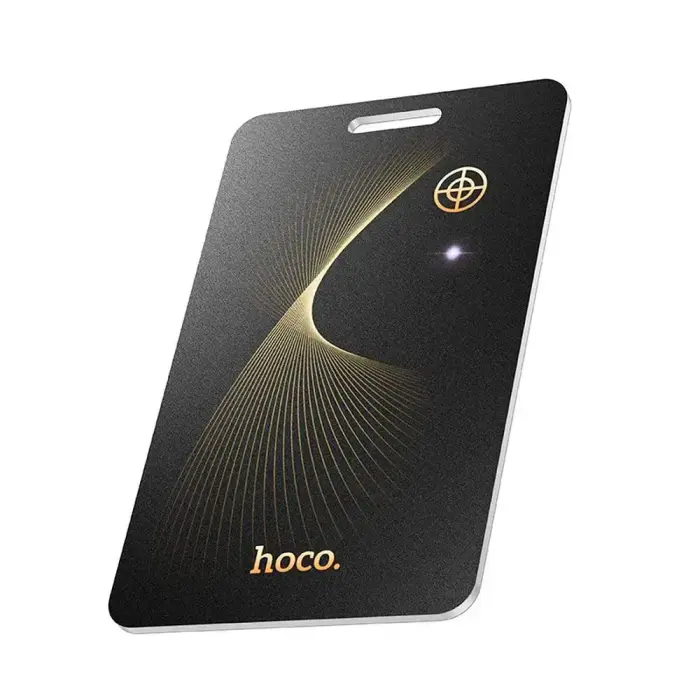 Hoco E92 Card Shape Locator compatible with Apple Find My, black