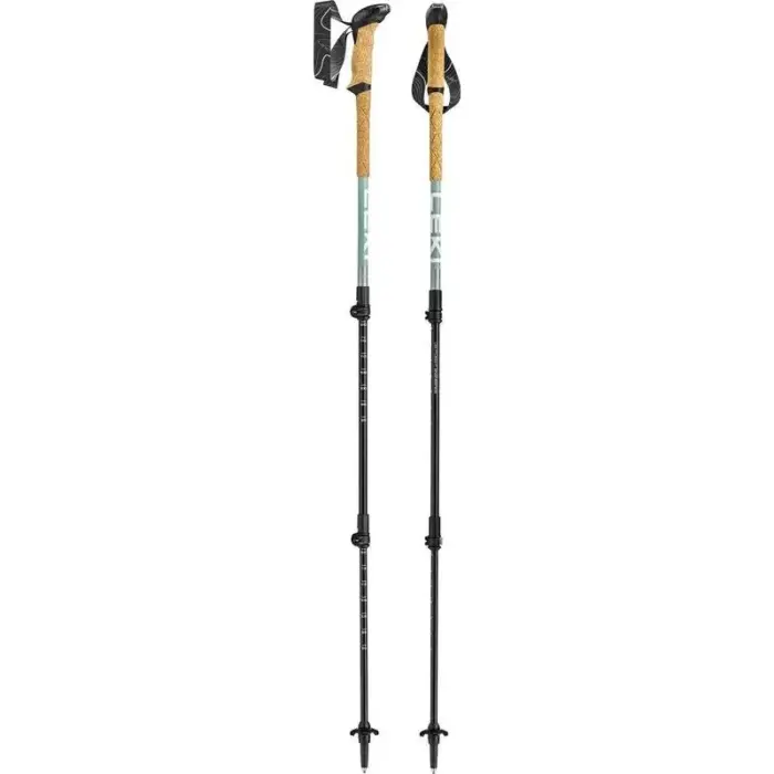 LEKI MAKALU LITE trekking poles, 90-125cm gray-green