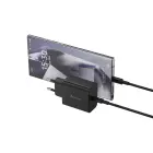 Devia wall charger Rocket PD 45W 1x USB-C white + cable USB-C - USB-C Photo