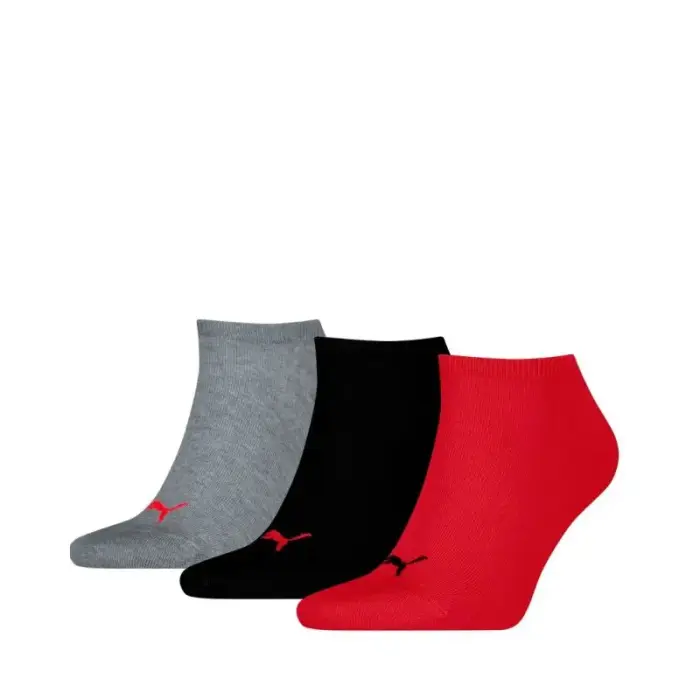 Puma Unisex Sneaker Plain Socks 3-pack