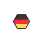 German Flag Hexagon Rubber Patch — Photo 1