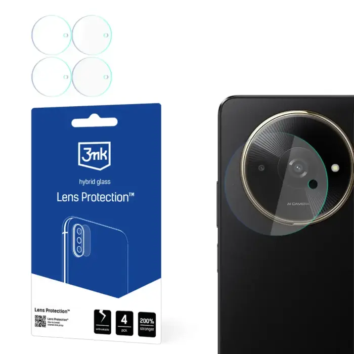 3mk Lens Protect Xiaomi Redmi A3x kaamera objektiivi kaitse 4 tk