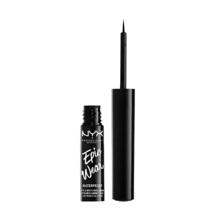 Nyx Epic Wear Ūdensnoturīgs šķidrais acu laineris Melns