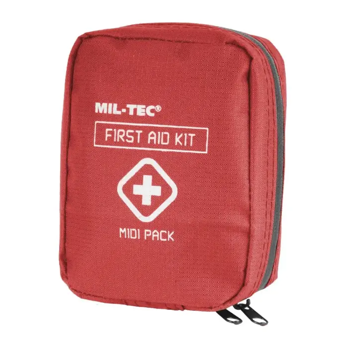 Mil-Tec First Aid Pack Midi – Red 130x115x80 mm