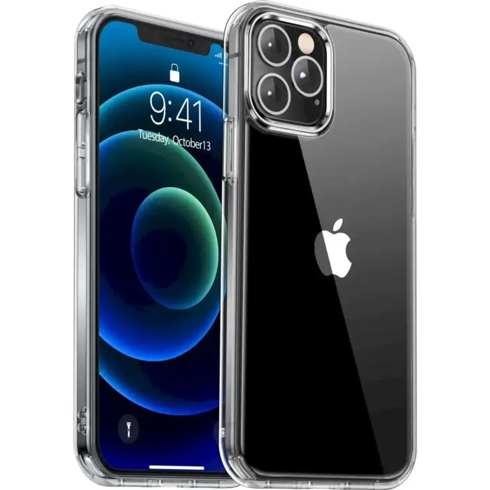 Reals Case ultra 1 mm silikoninis dėklas, skirtas Apple iPhone 12 Pro Max skaidrus