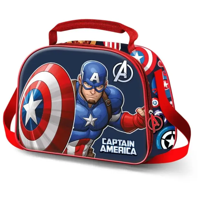 Marvel Captain America Patriot 3D pusdienu soma