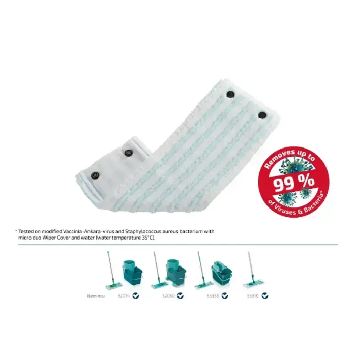 LEIFHEIT Replacement Mop Pads (2-Pack) – Clean Twist / Combi M micro duo 33 cm