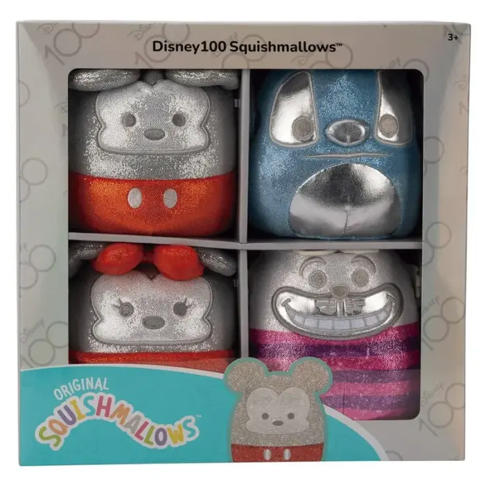 Squishmallows Disney набор 4 мягкие игрушки 12 см