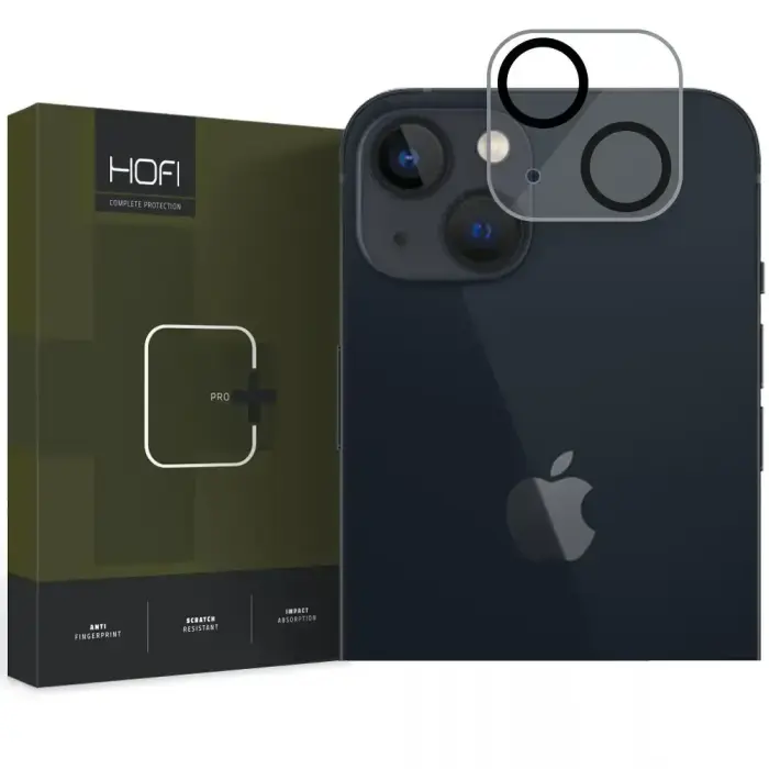 Hofi Cam Pro+ kameras lēcas aizsargstikls iPhone 14 | 14 Plus | 15 | 15 Plus - Caurspīdīgs