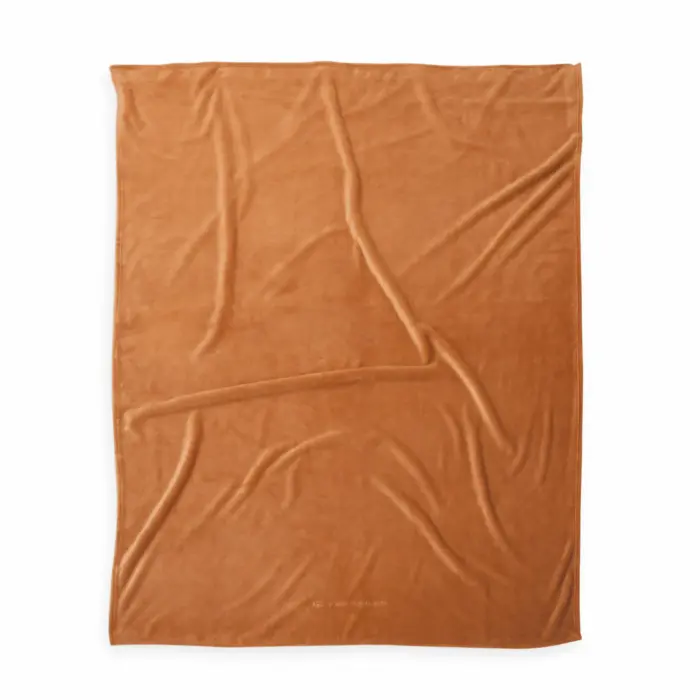 Tom Tailor Microfiber Throw Blanket 150x200 cm, Orange