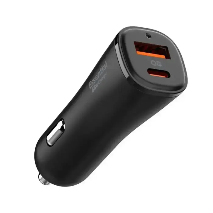 Автомобильное зарядное устройство Spigen | 48W | PD, QC, PPS | USB-C, USB-A | Черный