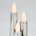 14CM LED CANDLE ON A ROUND BASE — Photo 4