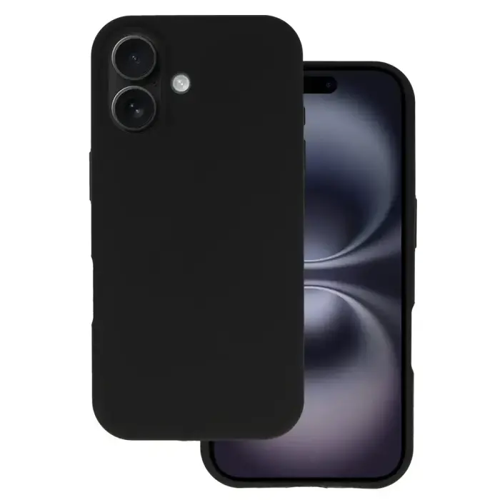 Silicone Lite Case for iPhone 16 Black
