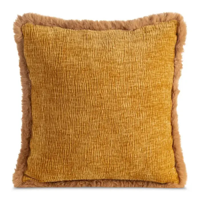 Decorative pillowcase Blanca 04 Eurofirany 45x45 cm, honey