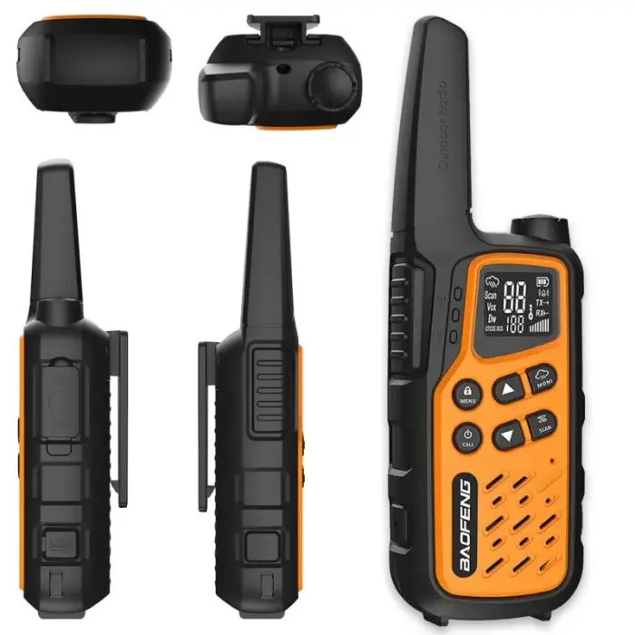 Рации Baofeng BF-T25E оранжевые, 2 шт.