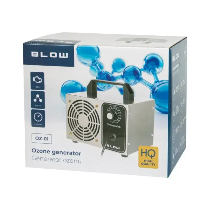 BLOW OZONA ĢENERATORS OZ-01 OZONATORS 60000 MG/H 120W