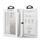 Guess Glitter Gradient Script Hardcase for iPhone 12 mini, Gold — Photo 8