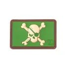 Pirate Skull Rubber Patch — Photo 1